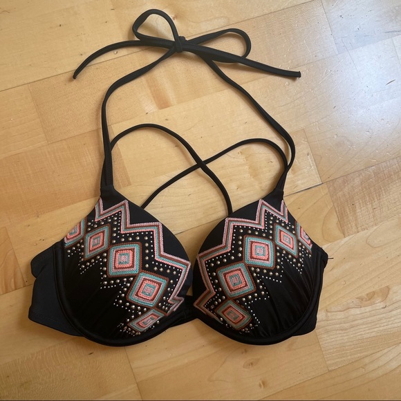 Shade & Shore Push-Up Padded Bikini Swim Top - Picture 4 of 9